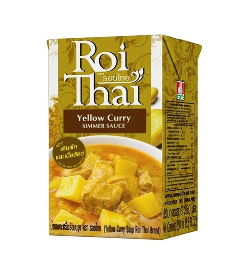 Yellow curry in salsa con latte di cocco - Roi Thai 250ml.